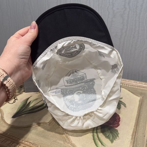 Vintage Smokey the Bear Smokey Signals Lightweight Packable Elastic Back Cap Hat - Picture 12 of 16